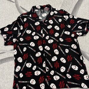 Friday the 13th Jason Button-up Shirt